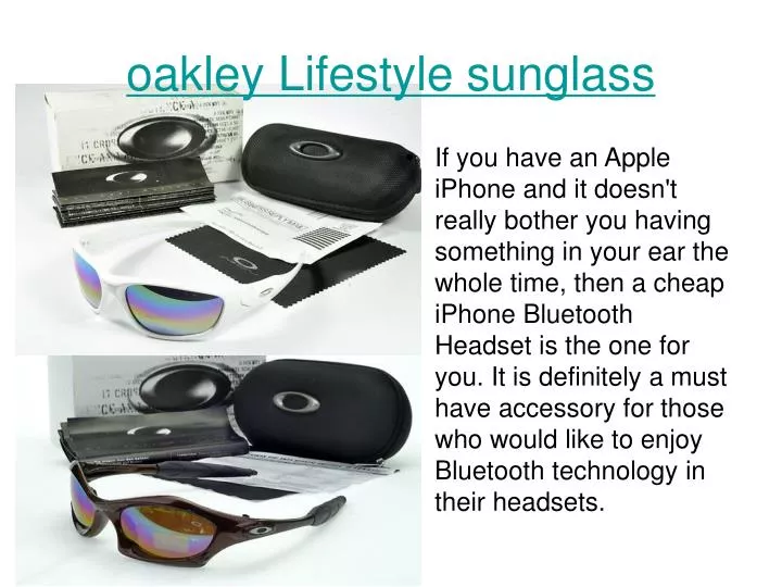 oakley lifestyle sunglass