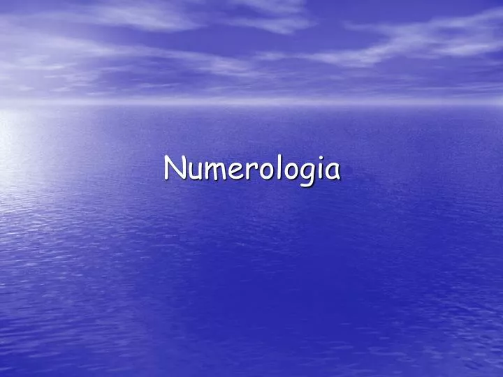 numerologia