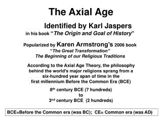 The Axial Age