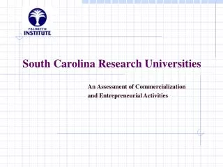 South Carolina Research Universities
