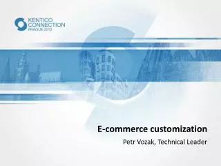 E-commerce customization