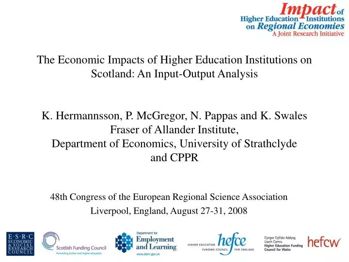 48th congress of the european regional science association liverpool england august 27 31 2008