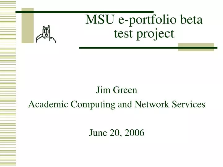 msu e portfolio beta test project