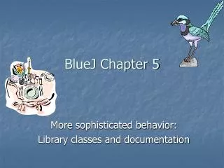 BlueJ Chapter 5