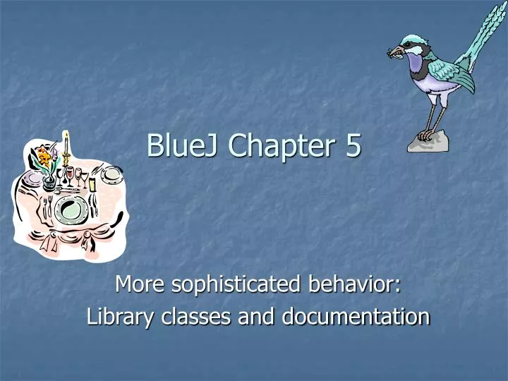 bluej chapter 5