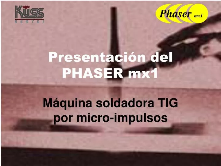 presentaci n del phaser mx1