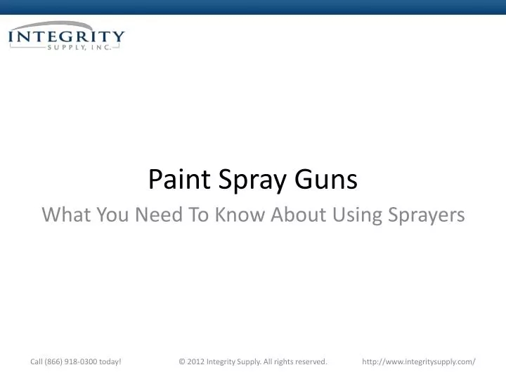 paint spray guns