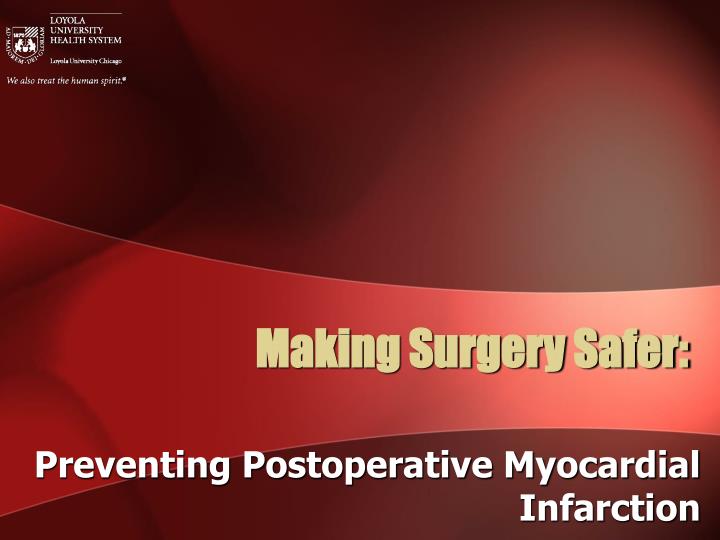 making surgery safer
