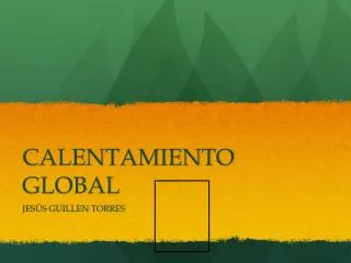 calentamiento global
