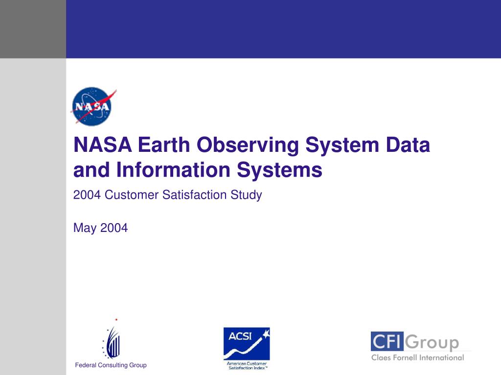 PPT - NASA Earth Observing System Data and Information Systems ...