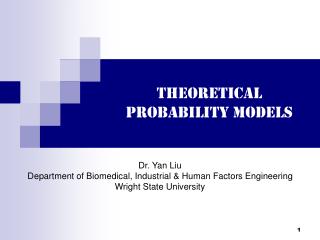 Theoretical Probability Models