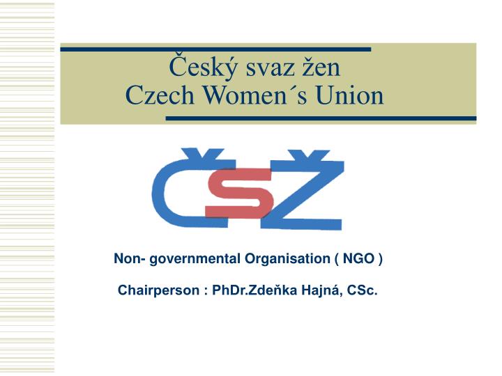 esk svaz en czech women s union