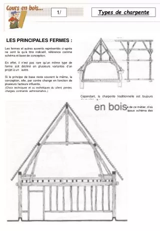 Types de charpente