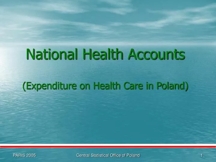 national health account s expenditure on health care in poland