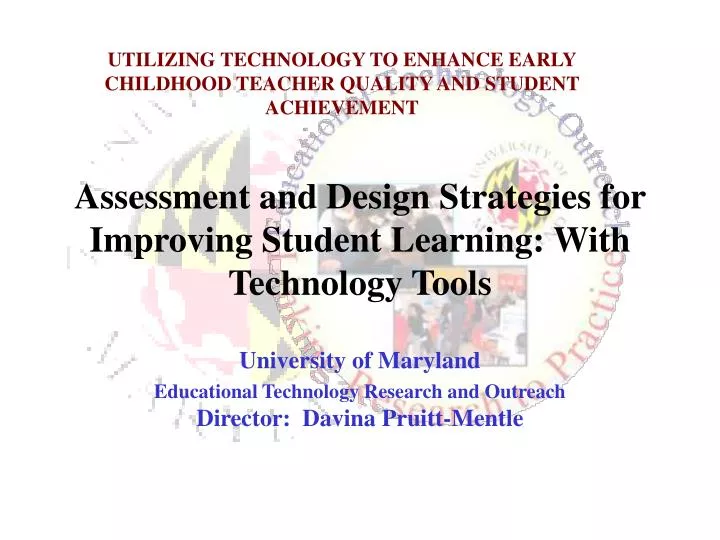 assessment and design strategies for improving student learning with technology tools