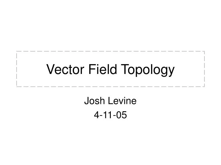 vector field topology