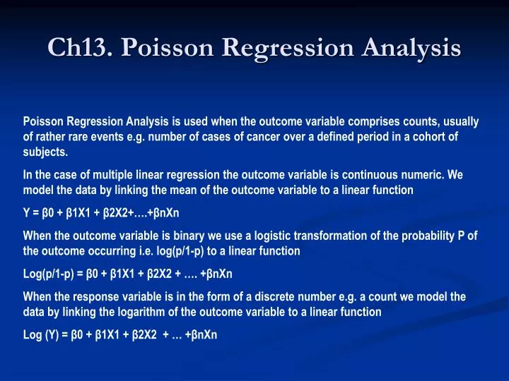 ch13 poisson regression analysis
