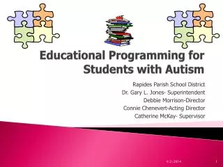 Educational Programming for Students with Autism