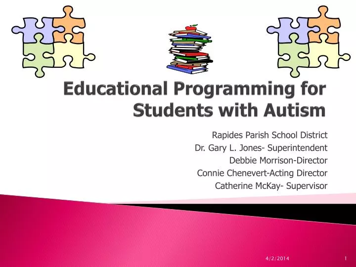 educational programming for students with autism