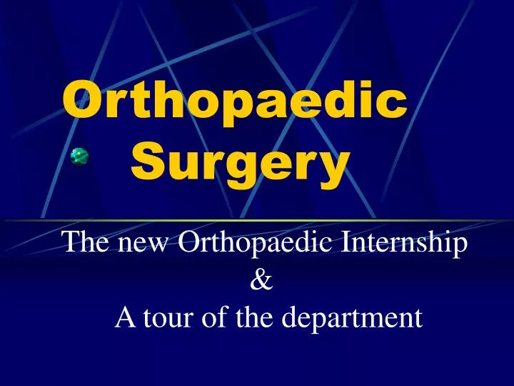 orthopaedic surgery