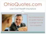Affordable Health Insurance Plans In Ohio - slide 1