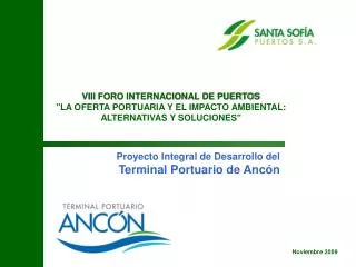 Proyecto Integral de Desarrollo del Terminal Portuario de Ancón