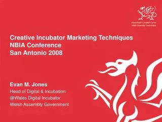 Creative Incubator Marketing Techniques NBIA Conference San Antonio 2008