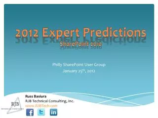 2012 Expert Predictions SharePoint 2010