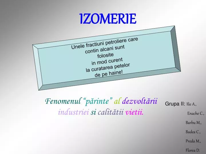 izomerie