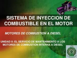 SISTEMA DE INYECCION DE COMBUSTIBLE EN EL MOTOR