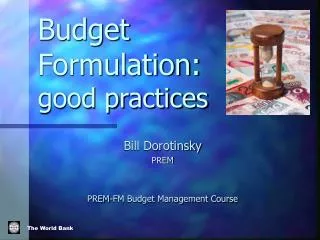Budget Formulation: good practices