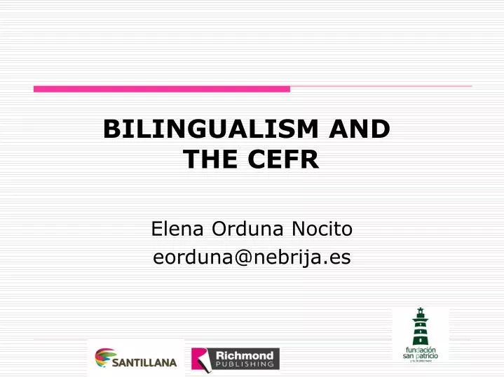 bilingualism and the cefr