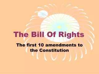 the bill of rights