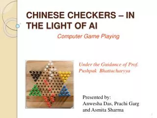 CHINESE CHECKERS – IN THE LIGHT OF AI