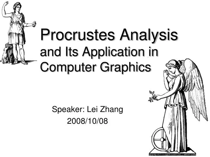 procrustes analysis and its application in computer graphics