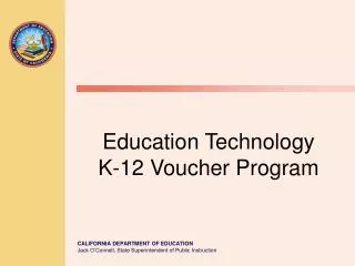 Education Technology K-12 Voucher Program