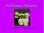 Personal Training - slide 1
