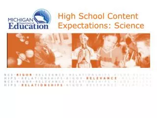 High School Content Expectations: Science