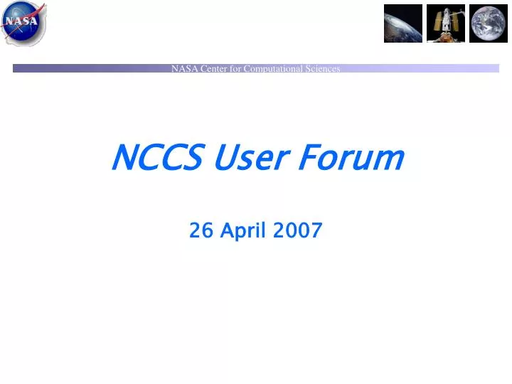 nccs user forum