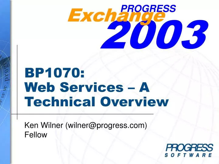 bp1070 web services a technical overview