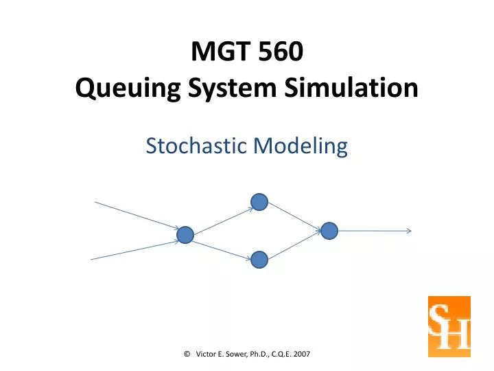mgt 560 queuing system simulation
