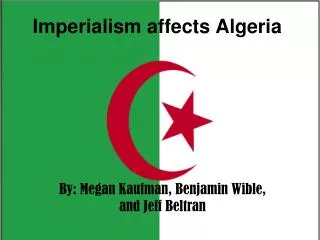 Imperialism affects Algeria