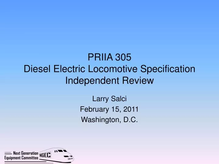 priia 305 diesel electric locomotive specification independent review