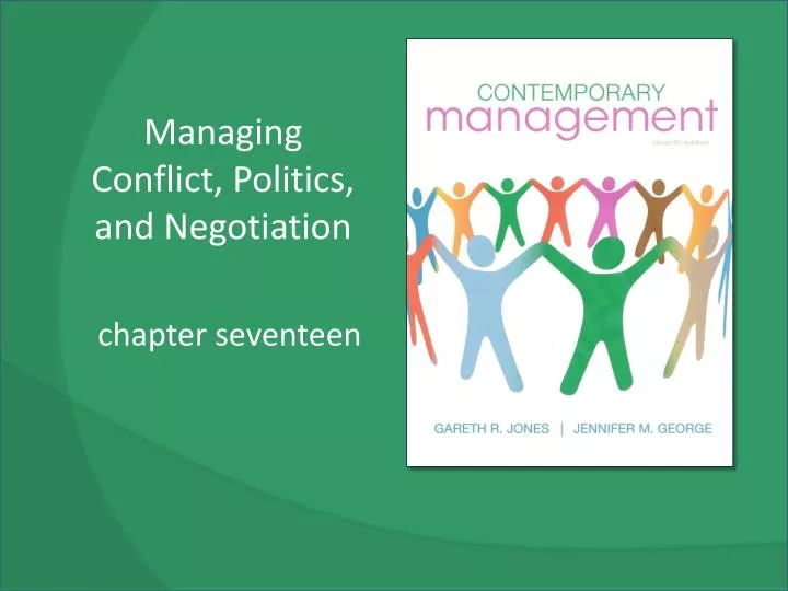 managing conflict politics and negotiation