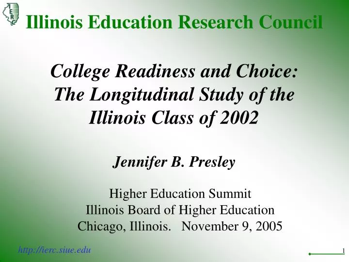 higher education summit illinois board of higher education chicago illinois november 9 2005