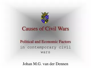 Causes of Civil Wars