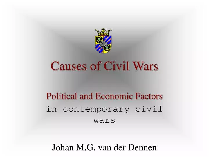 causes of civil wars