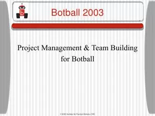 Botball 2003