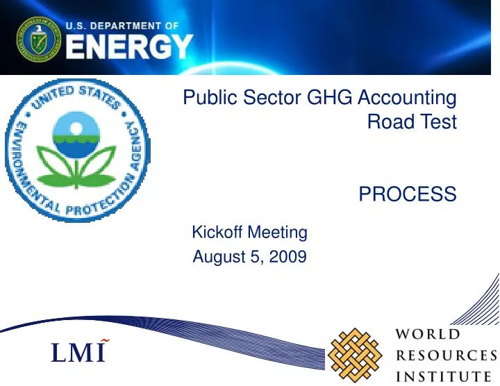 public sector ghg accounting road test process