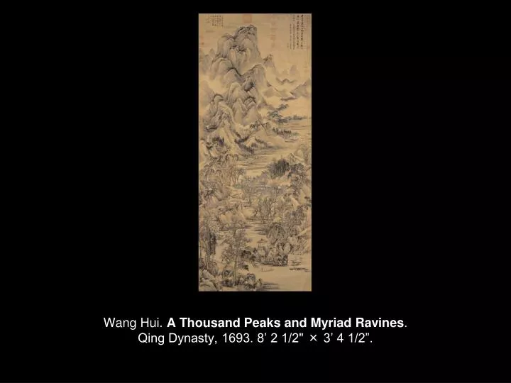wang hui a thousand peaks and myriad ravines qing dynasty 1693 8 2 1 2 3 4 1 2